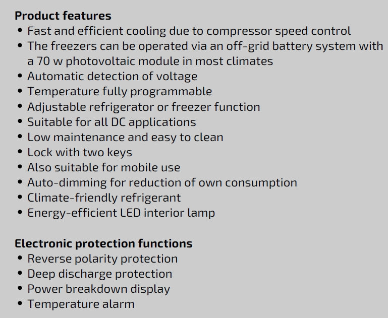 Steca PF 240-H Solar Chest Refrigerator/Freezer