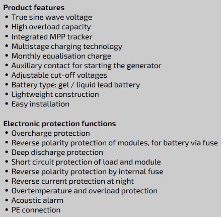 Steca Solarix PLI 2400-24 Solar Inverter Charger