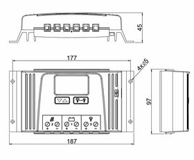 STECA Solarix 2525 Solar Charge Controller 12/24V 25A