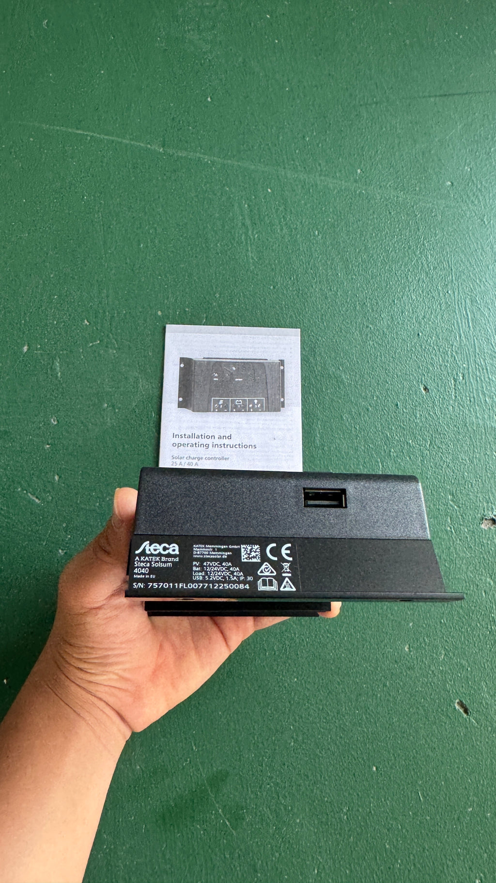 STECA Solsum 4040 Solar Charge Controller 12/24V 40A