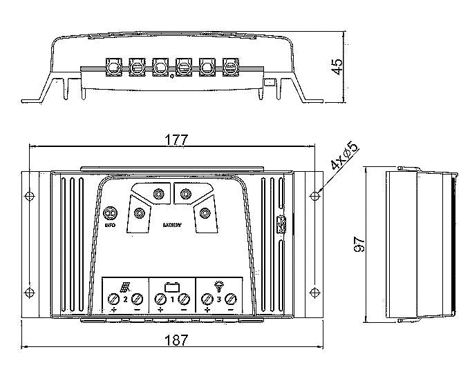 STECA Solsum 4040 Solar Charge Controller 12/24V 40A