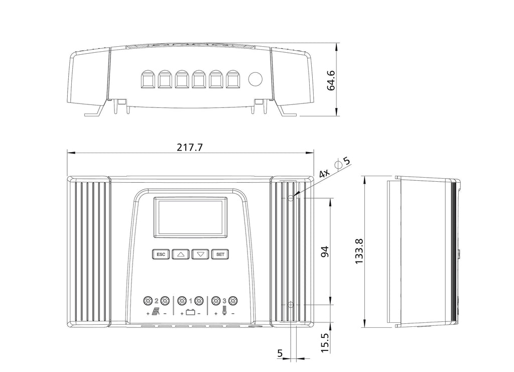 STECA TAROM 4545 Solar Charge Controller 12/24V 45A