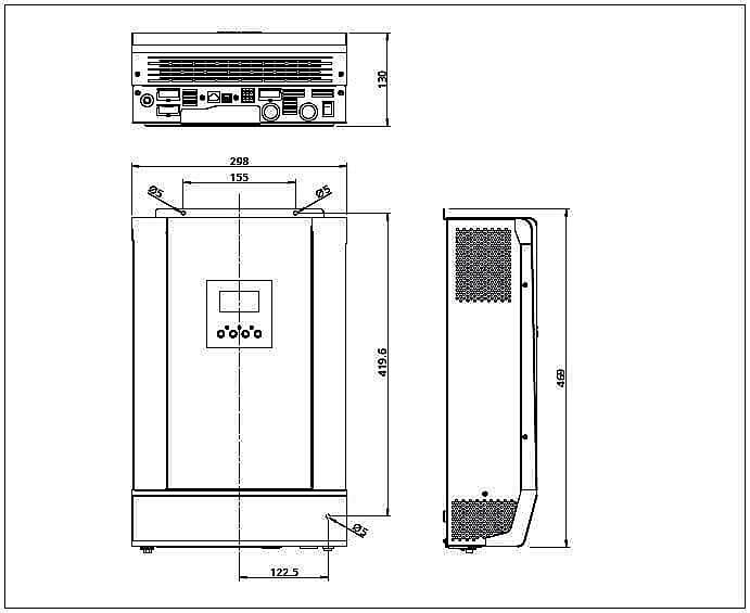 Steca Solarix PLI 5000-48 Solar Inverter Charger