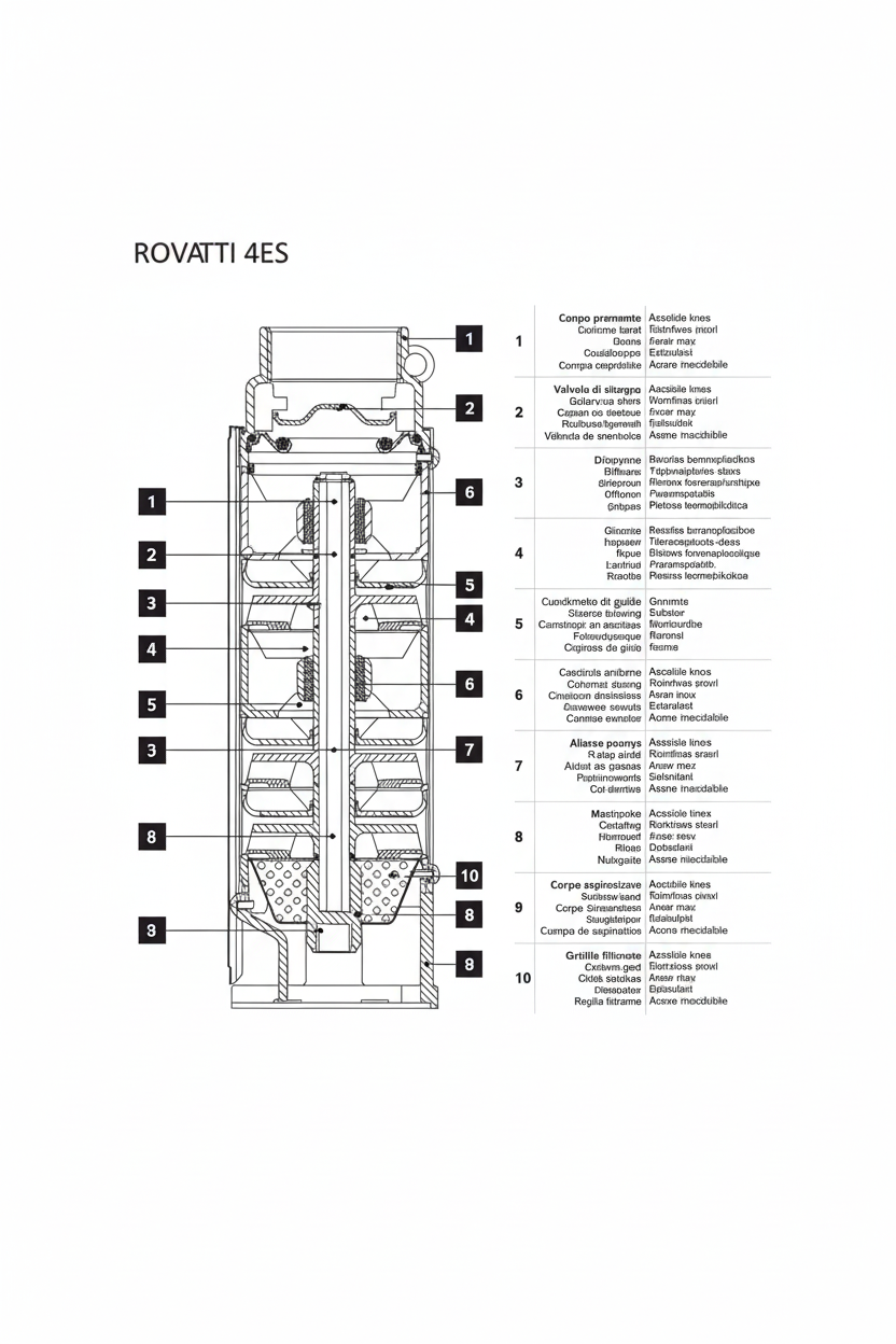 ROVATTI 4ES Cutaway Diagram