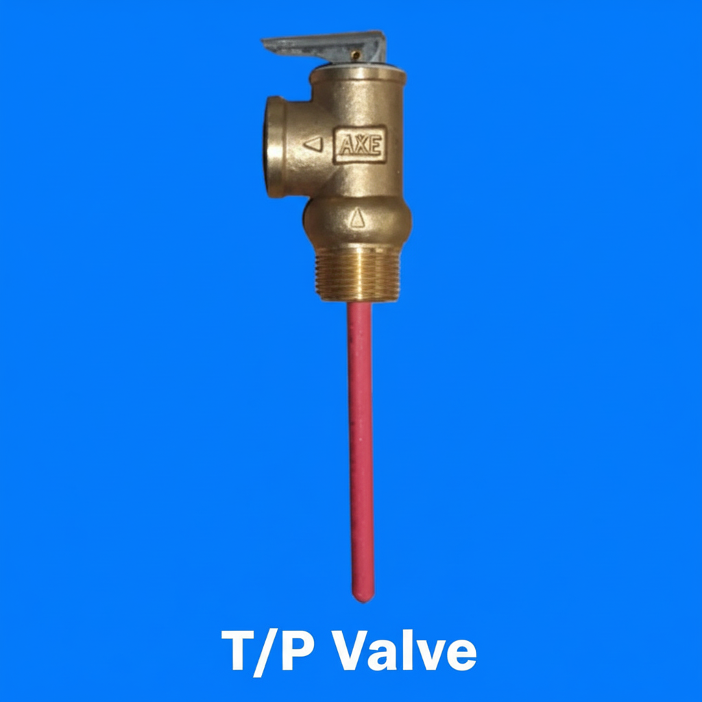 T/P Valve labeled